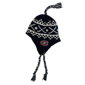 NHL Mighty Mac Sports Nordic Knit Montreal Canadiens Hockey Hat 4-6x